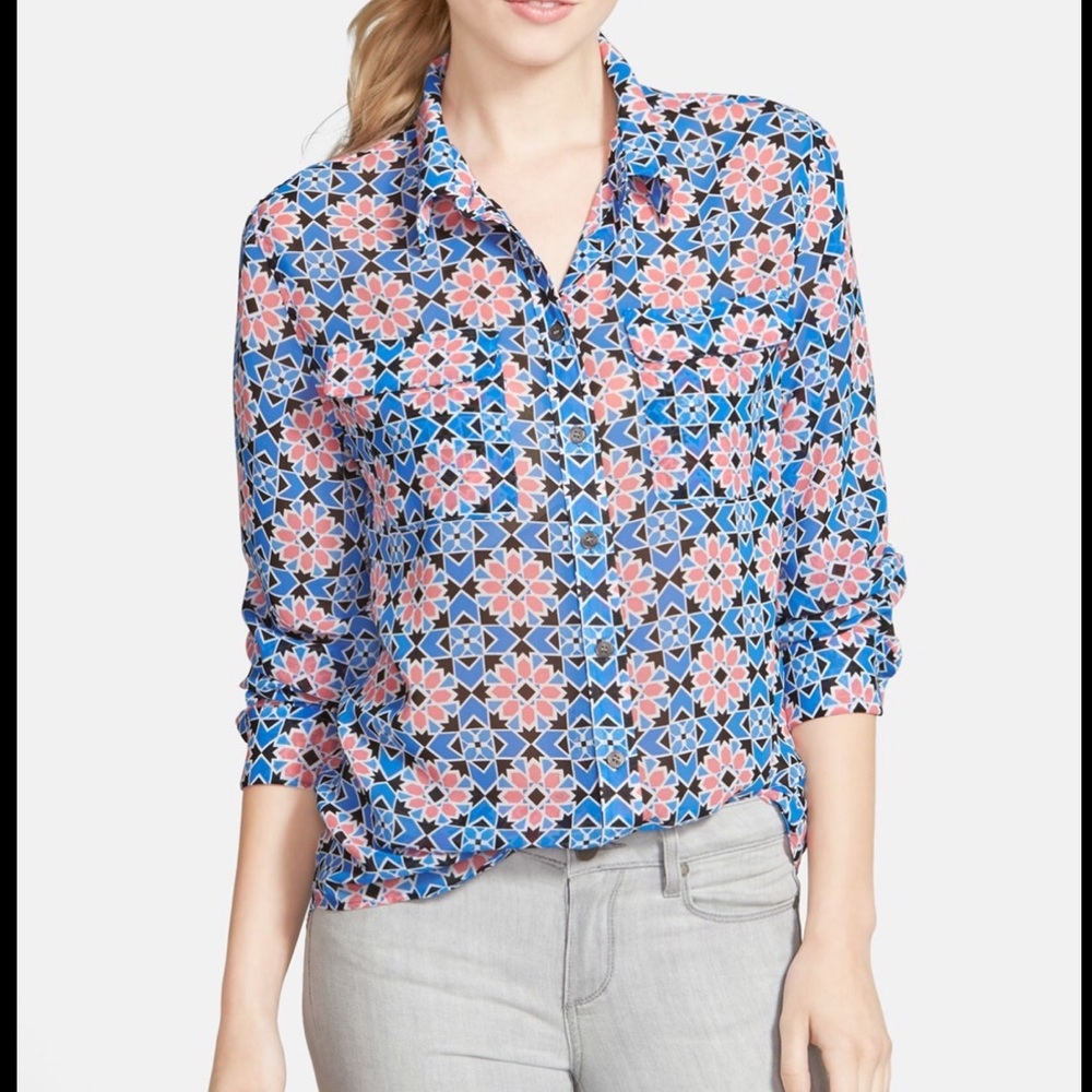 Two by Vince Camuto PS Print long sleeve